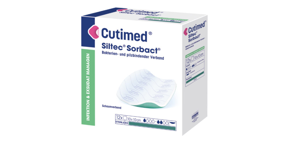 Bild zeigt Cutimed Siltec Sorbact Bild zeigt Cutimed Siltec Sorbact